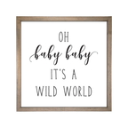 24x24 Thin Oak | White Canvas