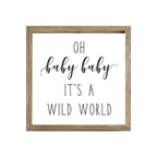 16x16 Thin Oak | White Canvas