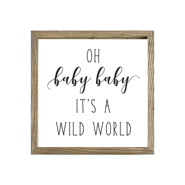 16x16 Thin Oak | White Canvas