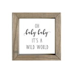 8x8 Thin Oak | White Canvas