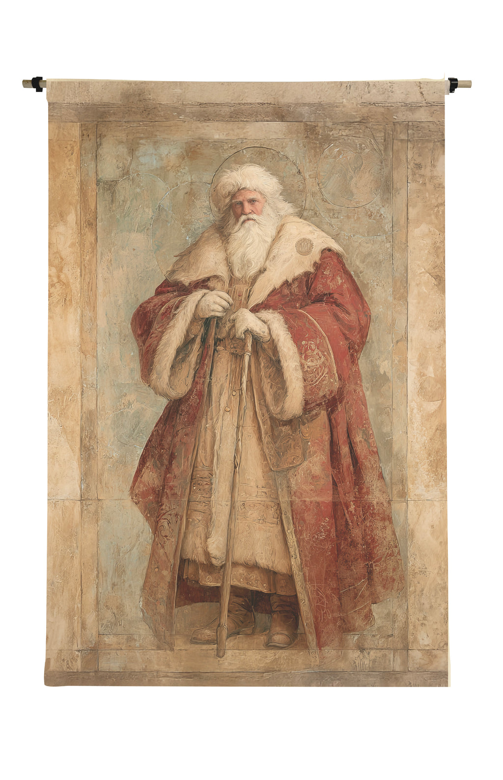 Old World Santa Scroll