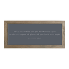 16x7 Thin Oak | Charcoal Canvas