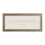 16x7 Thin Oak | Natural Canvas