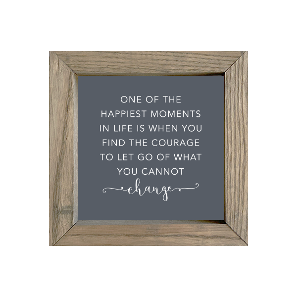 8x8 Thin Oak | Charcoal Canvas