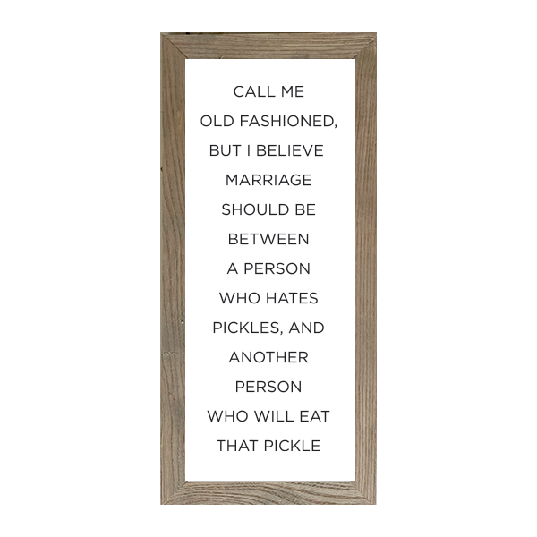 16x7 Thin Oak | White Canvas