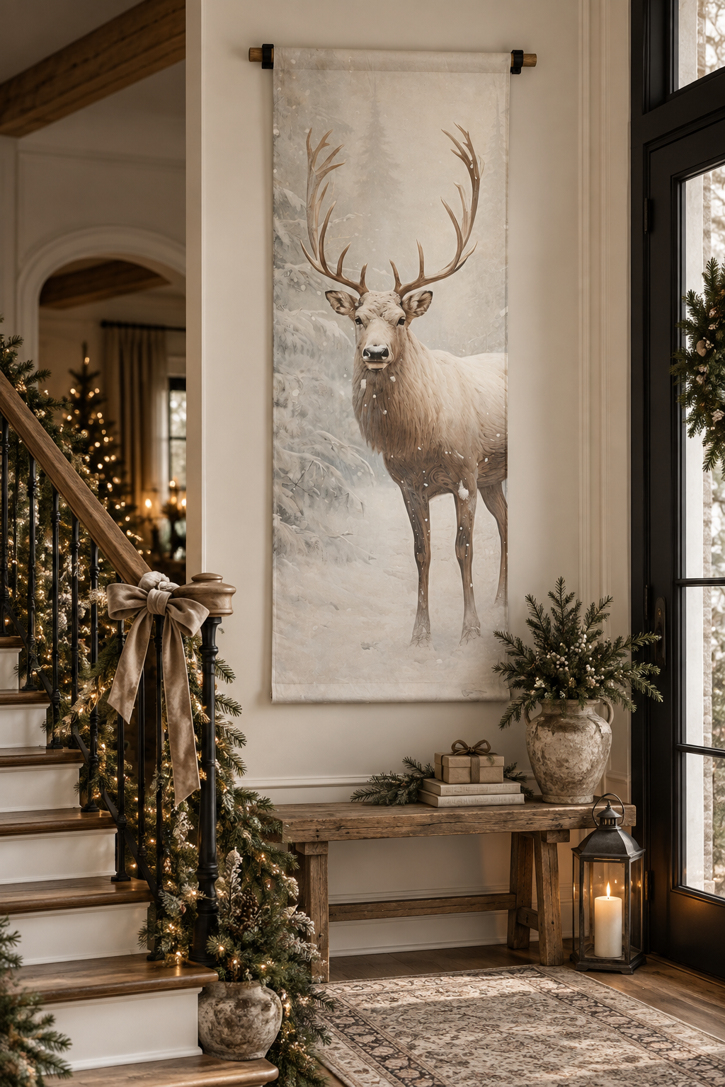 Reindeer Scroll