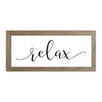 16x7 Thin Oak | White Canvas