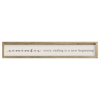 41x7 Thin Oak | Natural Canvas