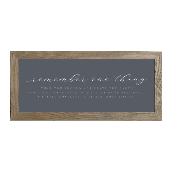 16x7 Thin Oak | Charcoal Canvas