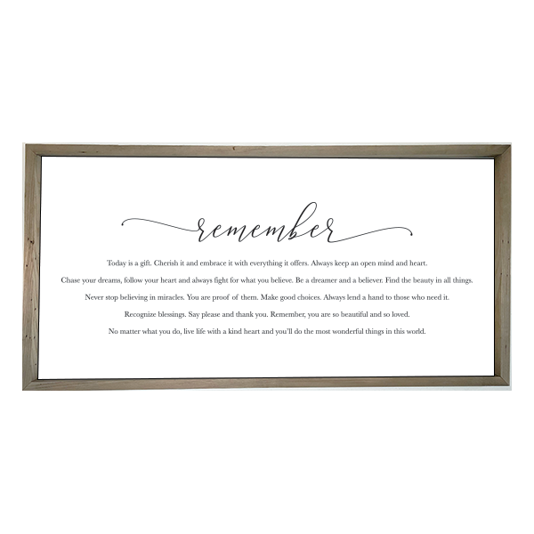 24x48 Thin Oak | White Canvas