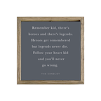 16x16 Thin Oak | Charcoal Canvas