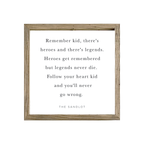 16x16 Thin Oak | White Canvas