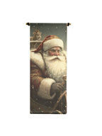 Santa in Sleigh Scroll