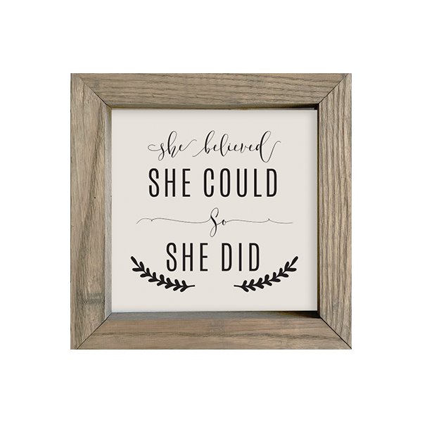 8x8 Thin Oak | Natural Canvas