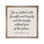 24x24 Thin Oak | Natural Canvas