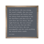 24x24 Thin Oak | Charcoal Canvas