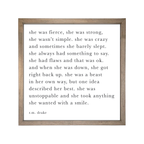 24x24 Thin Oak | White Canvas