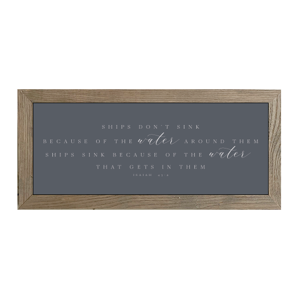 16x7 Thin Oak | Charcoal Canvas