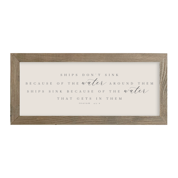 16x7 Thin Oak | Natural Canvas