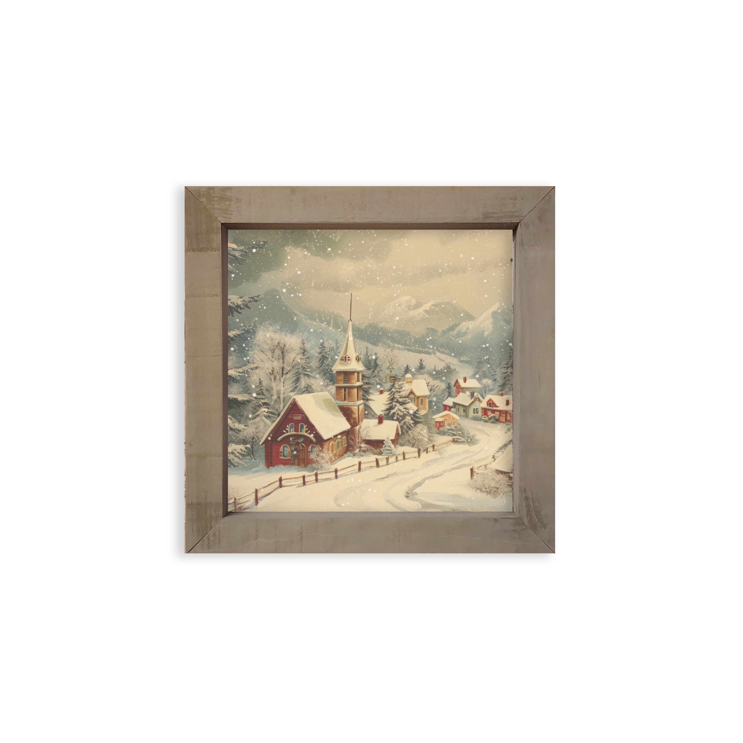 18x18 Thin Timberwood - Holiday