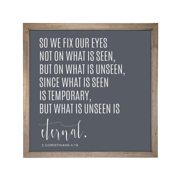 24x24 Thin Oak | Charcoal Canvas