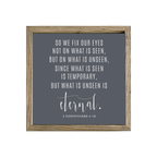 16x16 Thin Oak | Charcoal Canvas