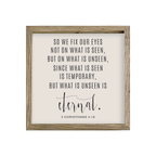 16x16 Thin Oak | Natural Canvas