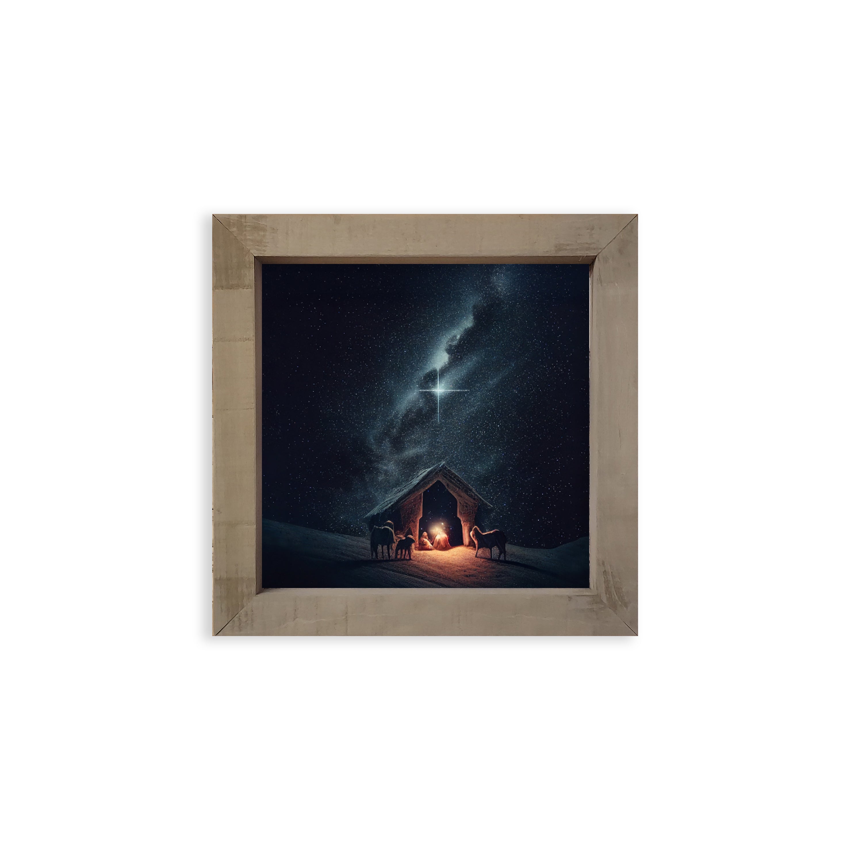 18x18 Thin Timberwood - Holiday