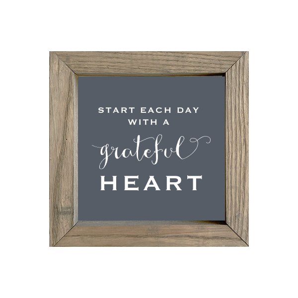 8x8 Thin Oak | Charcoal Canvas