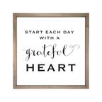 24x24 Thin Oak | White Canvas