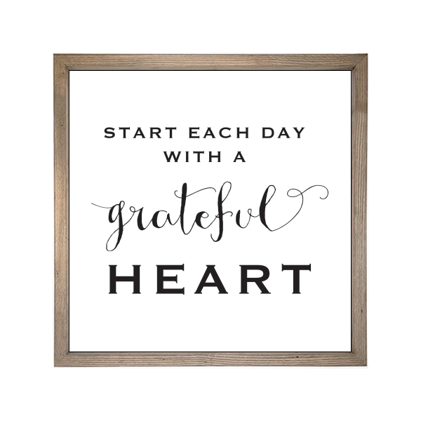 24x24 Thin Oak | White Canvas