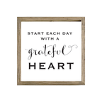 16x16 Thin Oak | White Canvas