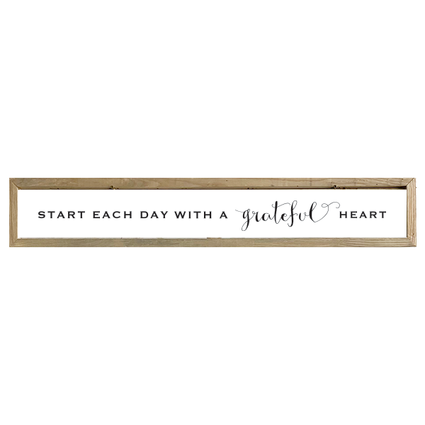 41x7 Thin Oak | White Canvas