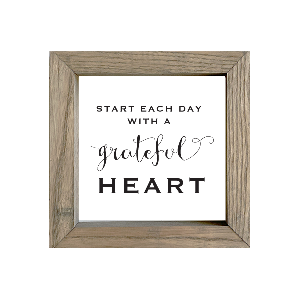 8x8 Thin Oak | White Canvas