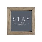 8x8 Thin Oak | Charcoal Canvas