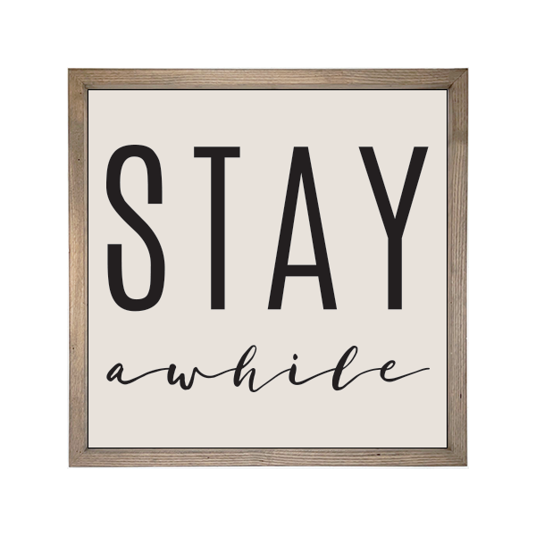 24x24 Thin Oak | Natural Canvas