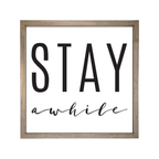 24x24 Thin Oak | White Canvas