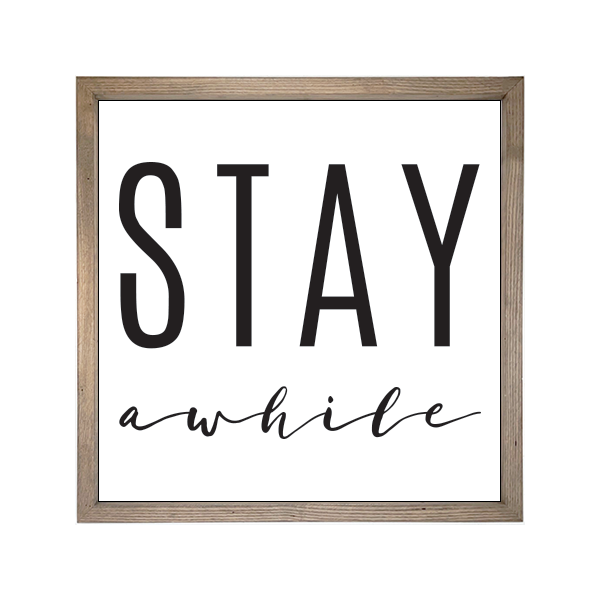 24x24 Thin Oak | White Canvas