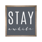 24x24 Thin Oak | Charcoal Canvas