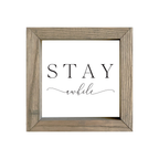 8x8 Thin Oak | White Canvas