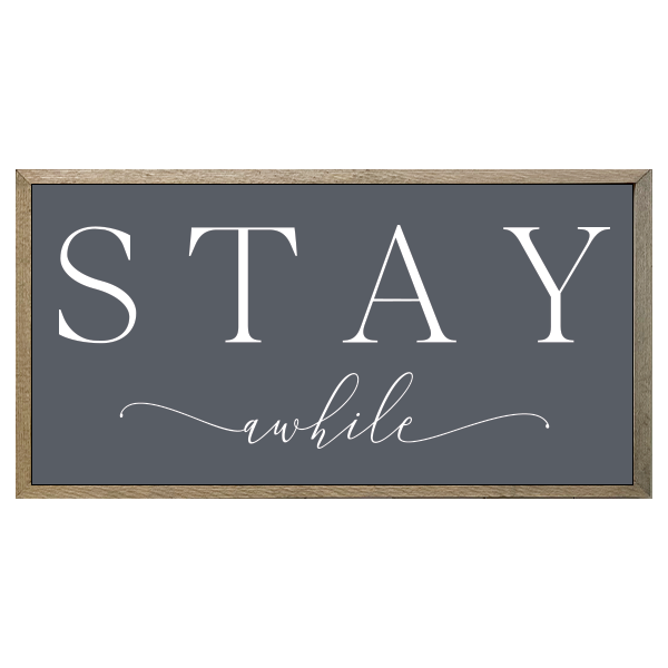 35x18 Thin Oak | Charcoal Canvas