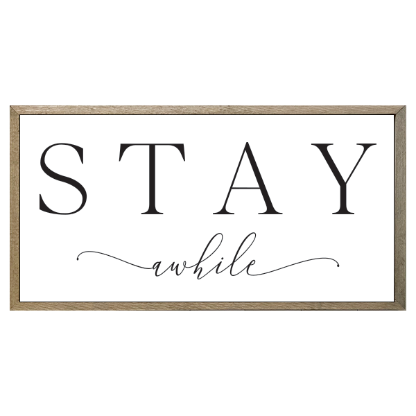 35x18 Thin Oak | White Canvas