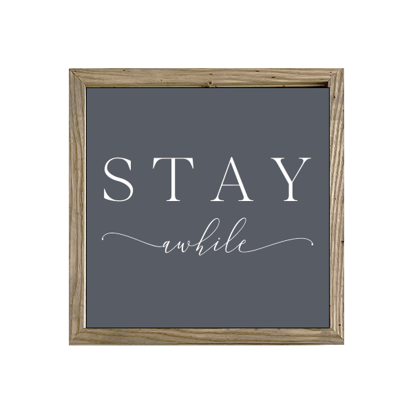 16x16 Thin Oak | Charcoal Canvas