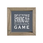 8x8 Thin Oak | Charcoal Canvas