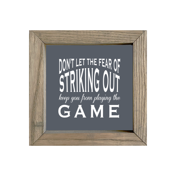 8x8 Thin Oak | Charcoal Canvas