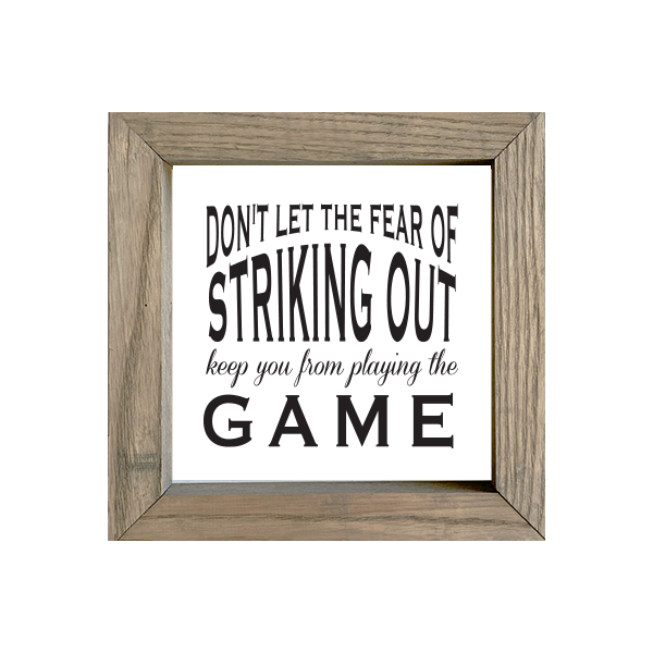 8x8 Thin Oak | White Canvas