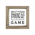 8x8 Thin Oak | White Canvas