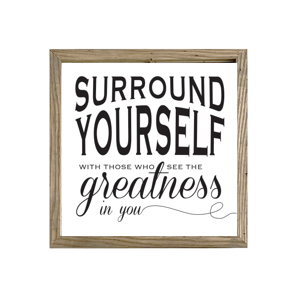 16x16 Thin Oak | White Canvas