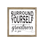 16x16 Thin Oak | White Canvas