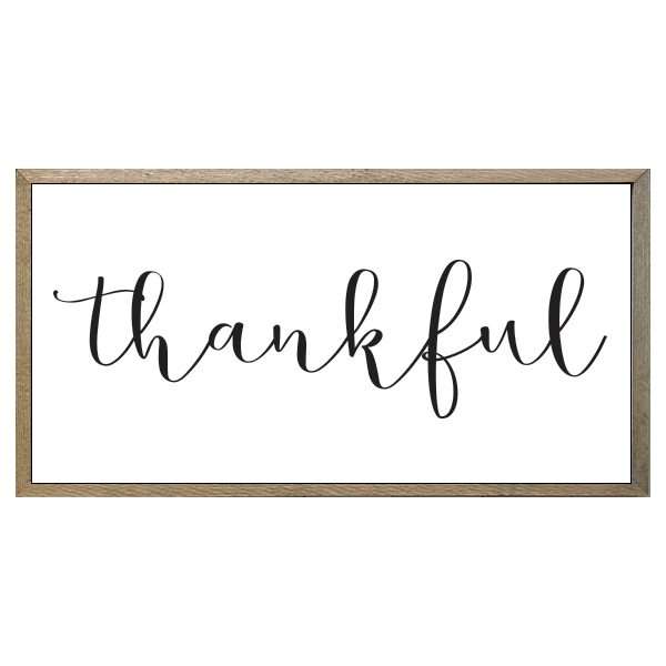 35x18 Thin Oak | White Canvas